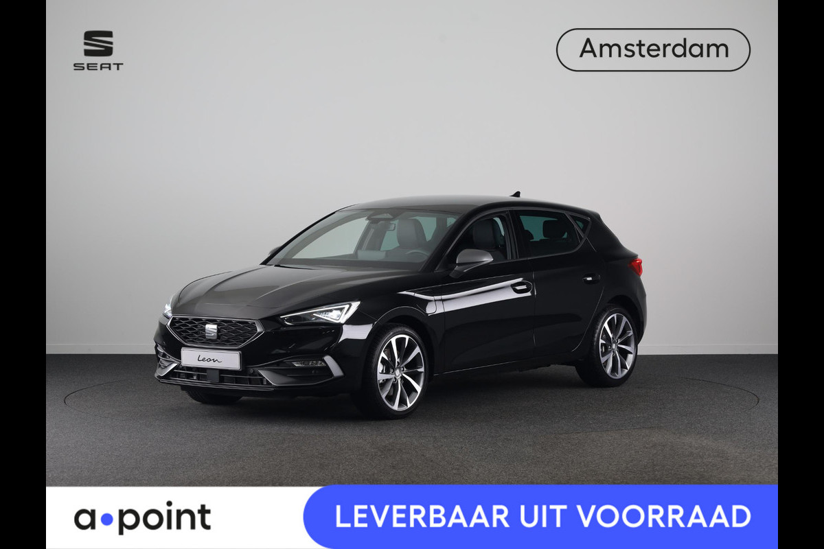 Seat Leon 1.5 TSI e-Hybrid FR Business | Technology Pack | Velgen 'Performance Supreme', 18 inch | Elektr. Trekhaak | Midnight Black Metallic
