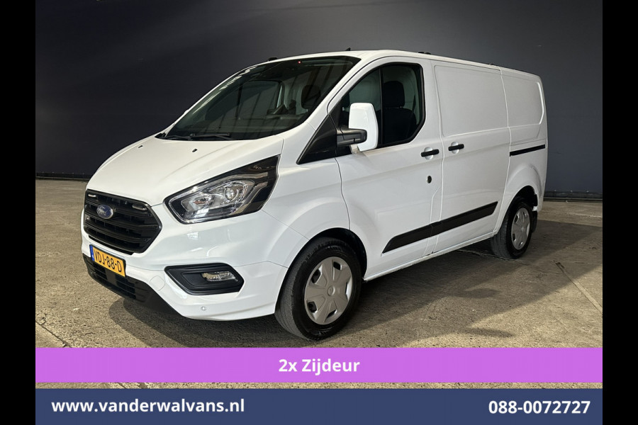 Ford Transit Custom 2.0 TDCI 130pk L1H1 Euro6 Airco | 2x zijdeur | Camera | Apple Carplay | LED | 2500kg Trekhaak Android Auto, Cruisecontrol, Verwarmde voorruit, Parkeersensoren, Bijrijdersbank