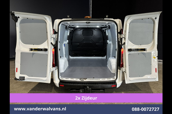 Ford Transit Custom 2.0 TDCI 130pk L1H1 Euro6 Airco | 2x zijdeur | Camera | Apple Carplay | LED | 2500kg Trekhaak Android Auto, Cruisecontrol, Verwarmde voorruit, Parkeersensoren, Bijrijdersbank