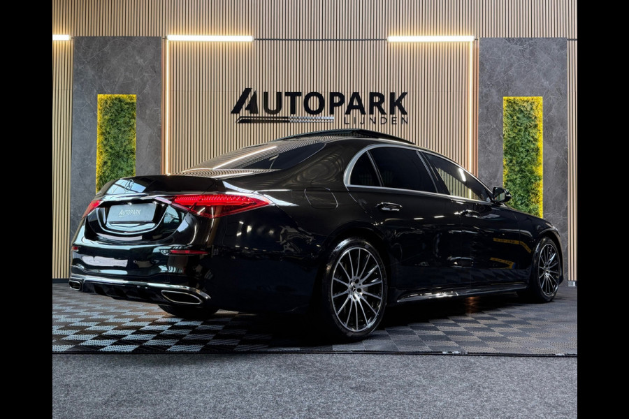 Mercedes-Benz S-Klasse 580 e Lang AMG Line BTW|PREMIUM|PANO|MASSAGE|SOFTCLOSE|ACHTERASB|BURMESTER 3D|CHAUFFEURSPAKKET|KOELKAST|TV!