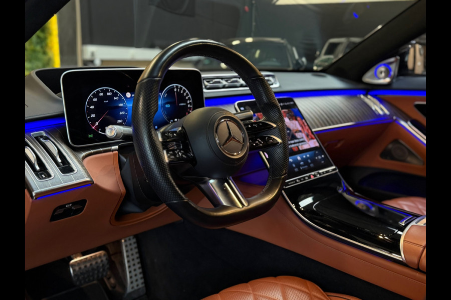 Mercedes-Benz S-Klasse 580 e Lang AMG Line BTW|PREMIUM|PANO|MASSAGE|SOFTCLOSE|ACHTERASB|BURMESTER 3D|CHAUFFEURSPAKKET|KOELKAST|TV!
