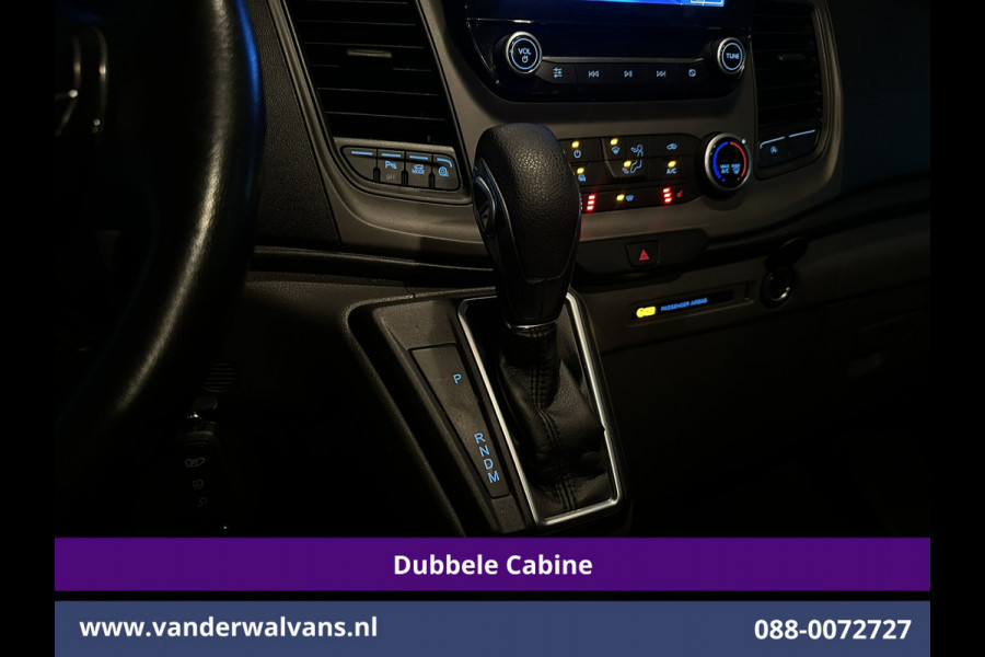 Ford Transit Custom 2.0 TDCI 130pk Automaat L2H1 Dubbele Cabine Euro6 Airco | 6-Zits | Camera | Navigatie | Xenon Apple Carplay, Android Auto, Adaptieve Cruisecontrol, Trekhaak, Parkeersensoren, Stoelverwarming, Verwarmde voorruit