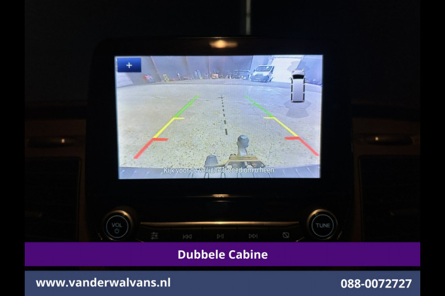 Ford Transit Custom 2.0 TDCI 130pk Automaat L2H1 Dubbele Cabine Euro6 Airco | 6-Zits | Camera | Navigatie | Xenon Apple Carplay, Android Auto, Adaptieve Cruisecontrol, Trekhaak, Parkeersensoren, Stoelverwarming, Verwarmde voorruit
