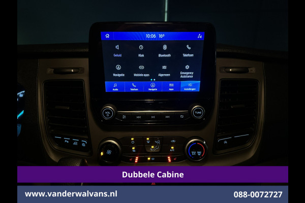 Ford Transit Custom 2.0 TDCI 130pk Automaat L2H1 Dubbele Cabine Euro6 Airco | 6-Zits | Camera | Navigatie | Xenon Apple Carplay, Android Auto, Adaptieve Cruisecontrol, Trekhaak, Parkeersensoren, Stoelverwarming, Verwarmde voorruit