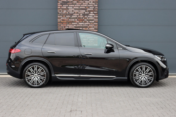 Mercedes-Benz EQE SUV 350 4MATIC AMG Line Premium+ 91 kWh | Luchtvering | Hyperscreen | Achterasbesturing | Distronic+ | Panoramadak | Burmester | Digital Light | Surround Camera | 22kW | Warmtepomp |