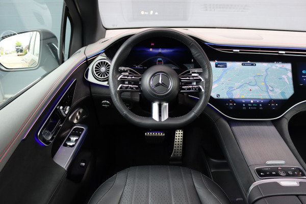 Mercedes-Benz EQE SUV 350 4MATIC AMG Line Premium+ 91 kWh | Luchtvering | Hyperscreen | Achterasbesturing | Distronic+ | Panoramadak | Burmester | Digital Light | Surround Camera | 22kW | Warmtepomp |