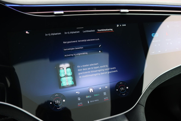 Mercedes-Benz EQE SUV 350 4MATIC AMG Line Premium+ 91 kWh | Luchtvering | Hyperscreen | Achterasbesturing | Distronic+ | Panoramadak | Burmester | Digital Light | Surround Camera | 22kW | Warmtepomp |