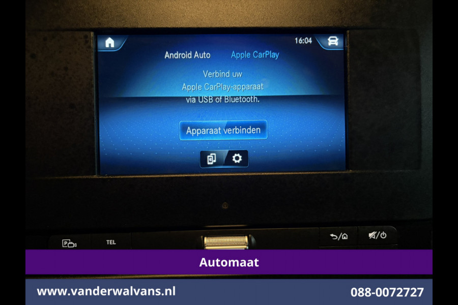 Mercedes-Benz Sprinter 315 CDI 150pk 9G-Tronic Automaat L3H2 Euro6 Airco | Camera | Apple Carplay | Cruisecontrol Android Auto, Chauffeursstoel, Sidebars, Bijrijdersbank