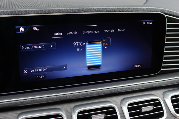 Mercedes-Benz GLE 400 e 4MATIC AMG Line | Luchtvering | Distronic | Burmester | Verwarmd Stuurwiel | Panoramadak | Trekhaak | Stoelverwarming V+A | Augmented Reality | Surround Camera |