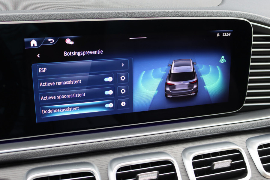 Mercedes-Benz GLE 400 e 4MATIC AMG Line | Luchtvering | Distronic | Burmester | Verwarmd Stuurwiel | Panoramadak | Trekhaak | Stoelverwarming V+A | Augmented Reality | Surround Camera |