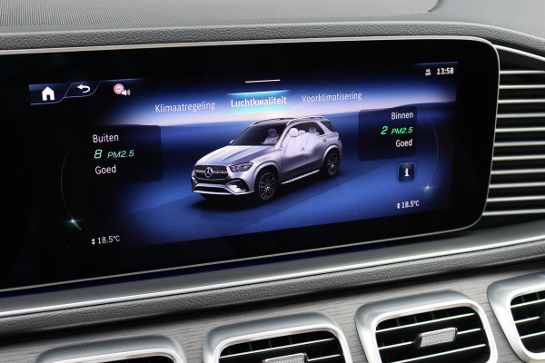 Mercedes-Benz GLE 400 e 4MATIC AMG Line | Luchtvering | Distronic | Burmester | Verwarmd Stuurwiel | Panoramadak | Trekhaak | Stoelverwarming V+A | Augmented Reality | Surround Camera |
