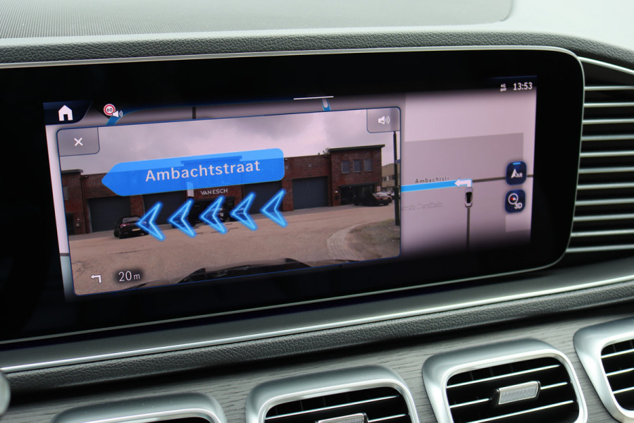 Mercedes-Benz GLE 400 e 4MATIC AMG Line | Luchtvering | Distronic | Burmester | Verwarmd Stuurwiel | Panoramadak | Trekhaak | Stoelverwarming V+A | Augmented Reality | Surround Camera |