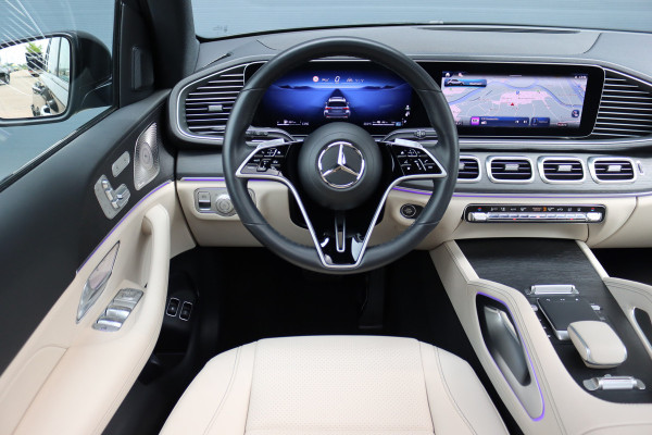 Mercedes-Benz GLE 400 e 4MATIC AMG Line | Luchtvering | Distronic | Burmester | Verwarmd Stuurwiel | Panoramadak | Trekhaak | Stoelverwarming V+A | Augmented Reality | Surround Camera |