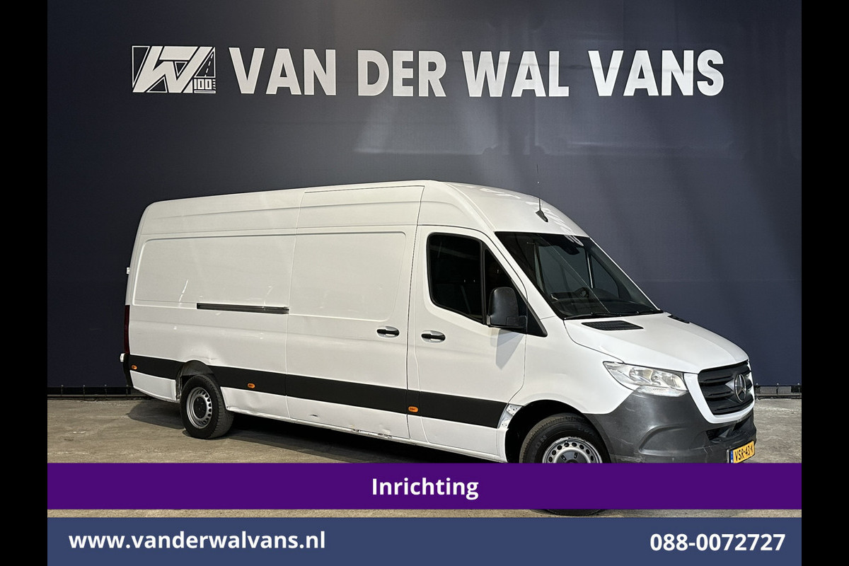 Mercedes-Benz Sprinter 317 CDI 170pk L3H2 *Post NL inrichting* Euro6 Airco | Camera | Apple Carplay | Cruisecontrol | Chauffeursstoel Android Auto, Chauffeursstoel, Stoelverwarming, Bijrijdersbank