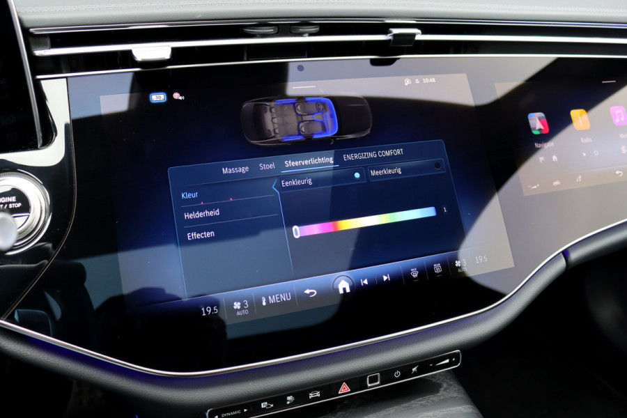 Mercedes-Benz E-Klasse 400 e 4MATIC AMG Line | Hyperscreen | Luchtvering | Achterasbesturing | Distronic+ | HUD | Massage | Burmester | Nappa Leder | Trekhaak | Vlakkenverwarming | Stoelventilatie | Soft-Close |