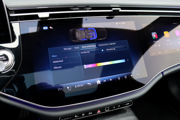 Mercedes-Benz E-Klasse 400 e 4MATIC AMG Line | Hyperscreen | Luchtvering | Achterasbesturing | Distronic+ | HUD | Massage | Burmester | Nappa Leder | Trekhaak | Vlakkenverwarming | Stoelventilatie | Soft-Close |