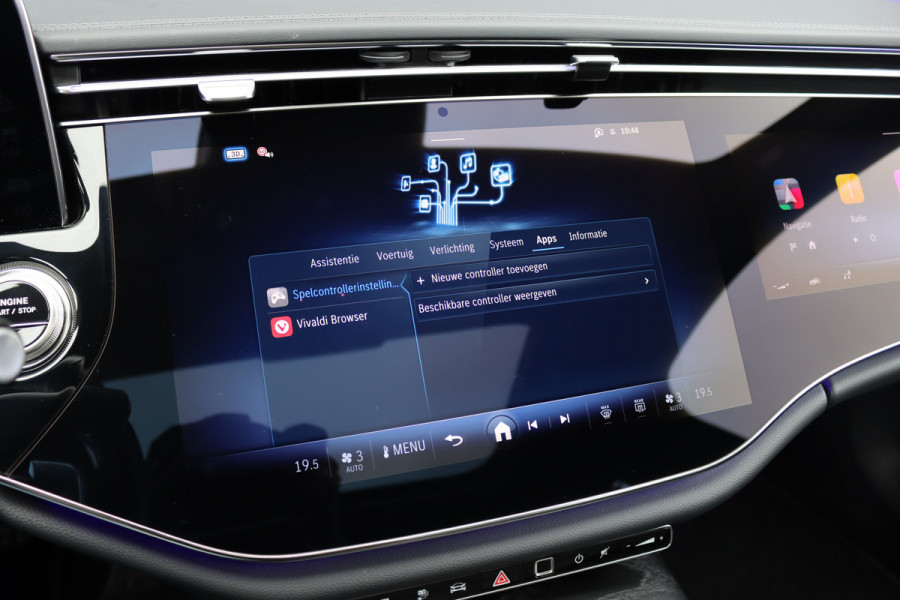 Mercedes-Benz E-Klasse 400 e 4MATIC AMG Line | Hyperscreen | Luchtvering | Achterasbesturing | Distronic+ | HUD | Massage | Burmester | Nappa Leder | Trekhaak | Vlakkenverwarming | Stoelventilatie | Soft-Close |