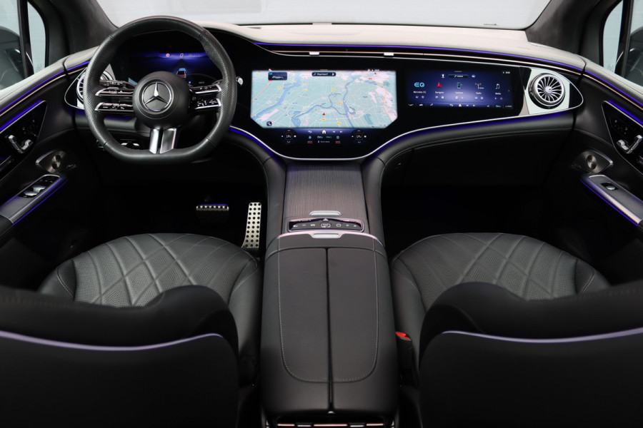 Mercedes-Benz EQE SUV 500 4MATIC AMG Line 91 kWh | Luchtvering | Hyperscreen | Achterasbesturing | Distronic+ | Massage | Nappa Leder | HUD | Stoelventilatie | Trekhaak | Memory | Verwarmd Stuurwiel |