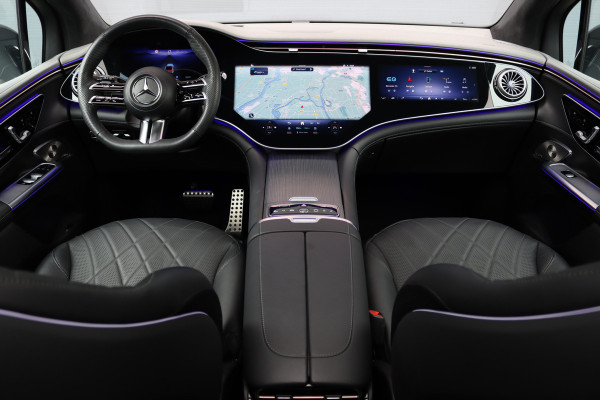 Mercedes-Benz EQE SUV 500 4MATIC AMG Line 91 kWh | Luchtvering | Hyperscreen | Achterasbesturing | Distronic+ | Massage | Nappa Leder | HUD | Stoelventilatie | Trekhaak | Memory | Verwarmd Stuurwiel |