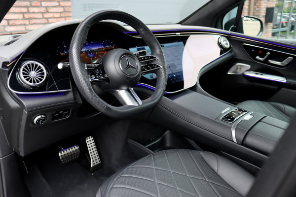 Mercedes-Benz EQE SUV 500 4MATIC AMG Line 91 kWh | Luchtvering | Hyperscreen | Achterasbesturing | Distronic+ | Massage | Nappa Leder | HUD | Stoelventilatie | Trekhaak | Memory | Verwarmd Stuurwiel |