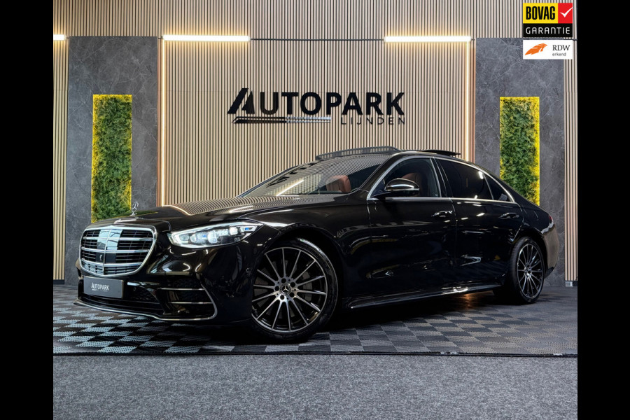 Mercedes-Benz S-Klasse 580 e Lang AMG Line BTW|PREMIUM|PANO|MASSAGE|SOFTCLOSE|ACHTERASB|BURMESTER 3D|CHAUFFEURSPAKKET|KOELKAST|TV!