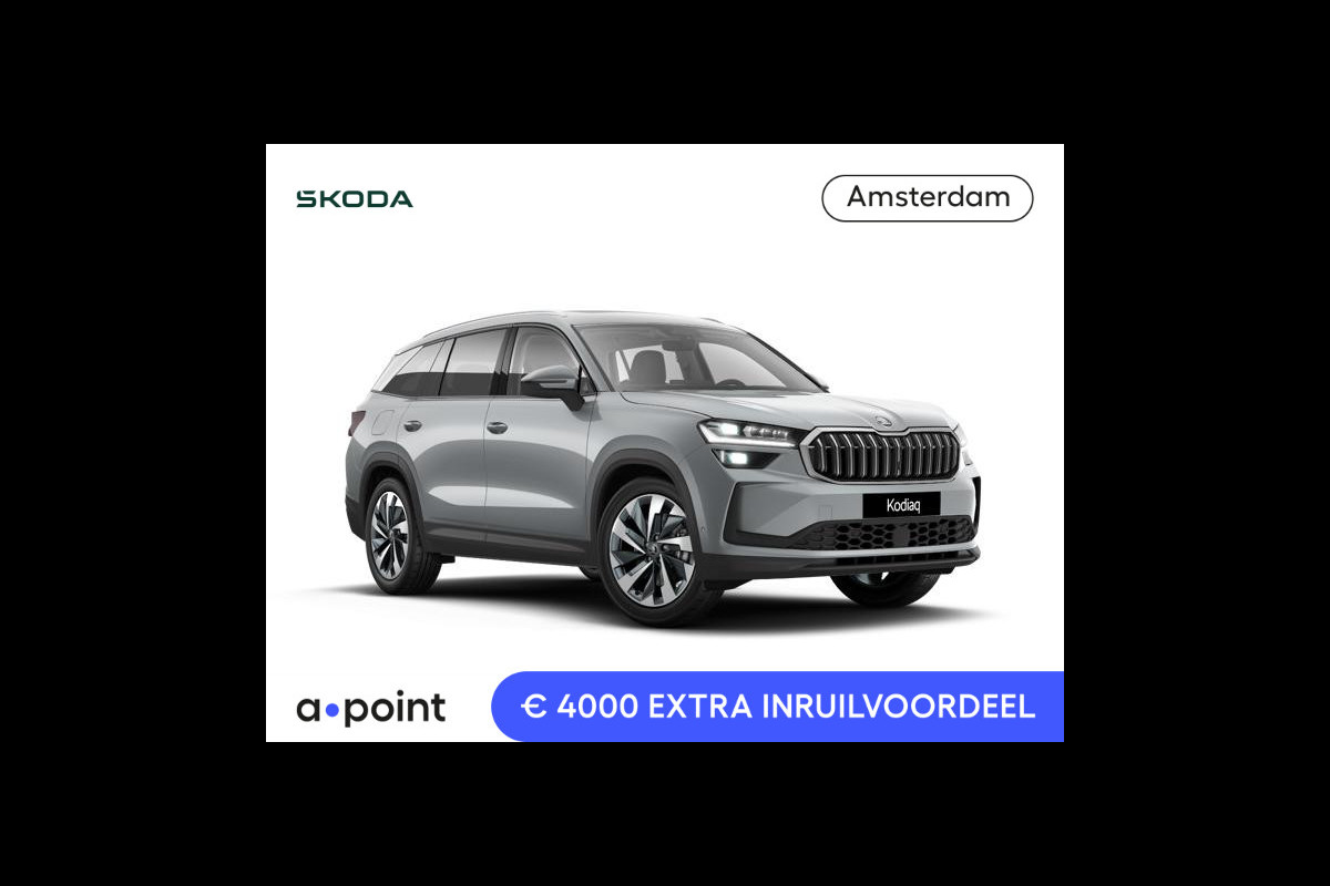Škoda Kodiaq 1.5 TSI PHEV Business Edition Plus | Panoramadak | Leder | Trekhaak | 360 camera | Light & View | Adaptief onderstel | Canton Sound |