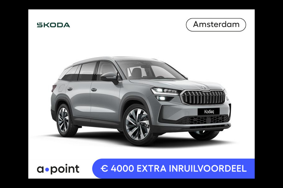Škoda Kodiaq 1.5 TSI PHEV Business Edition Plus | Panoramadak | Leder | Trekhaak | 360 camera | Light & View | Adaptief onderstel | Canton Sound |
