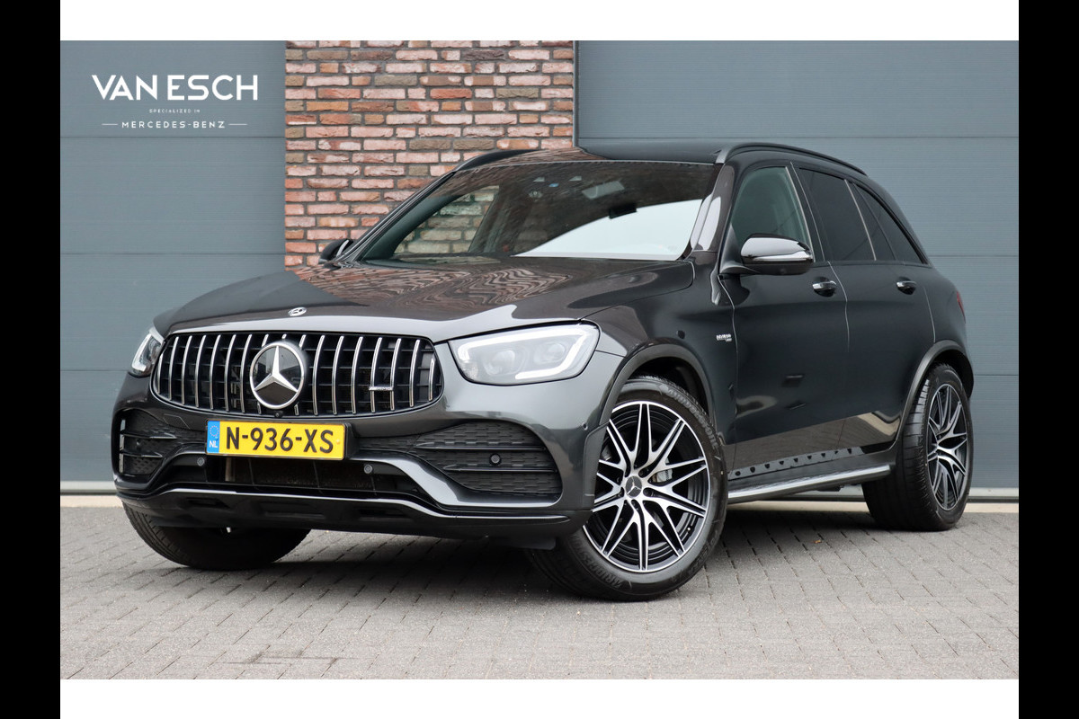 Mercedes-Benz GLC AMG 43 4MATIC | Luchtvering | Distronic | Panoramadak | HUD | Stoelventilatie | Burmester | Multibeam LED | Keyless Go | Leder | Augmented Reality | Surround Camera |