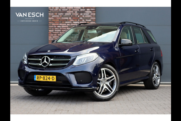 Mercedes-Benz GLE 400 4MATIC AMG Line | Luchtvering | Panoramadak | Trekhaak | Leder | Elek. Stoelen | Surround Camera | Sfeerverlichting | Stoelverwarming | Nightpakket |