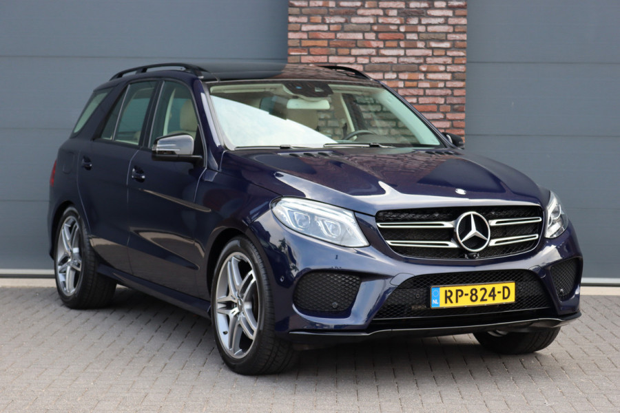 Mercedes-Benz GLE 400 4MATIC AMG Line | Luchtvering | Panoramadak | Trekhaak | Leder | Elek. Stoelen | Surround Camera | Sfeerverlichting | Stoelverwarming | Nightpakket |