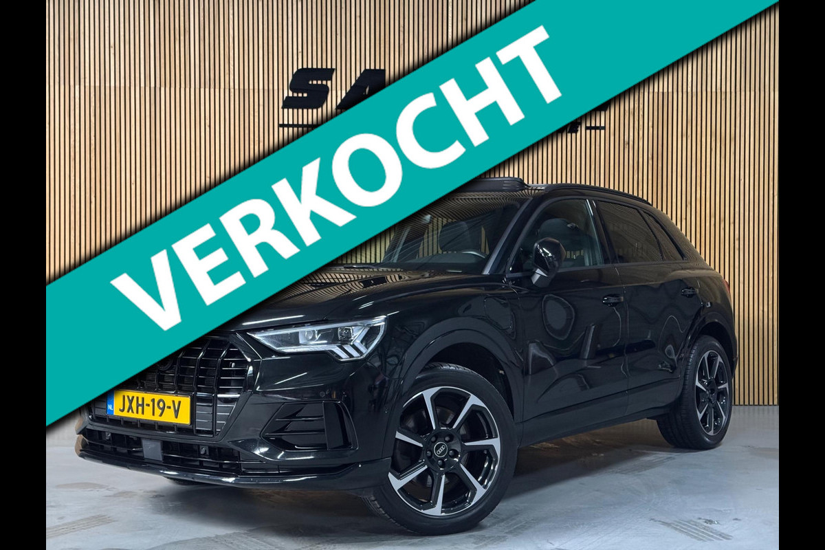 Audi Q3 45 TFSI e S edition Full BLACK|PANO|SONOS|AMBIENT|CAM|KEYLESS|CRUISECONTROL|19 INCH LMV