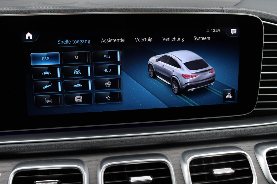 Mercedes-Benz GLE Coupé 350 de 4MATIC AMG Line Aut9 | Luchtvering | Distronic+ | Burmester | Memory | Trekhaak | Stoelventilatie | HUD | Multibeam LED | Luchtkwaliteitspakket |