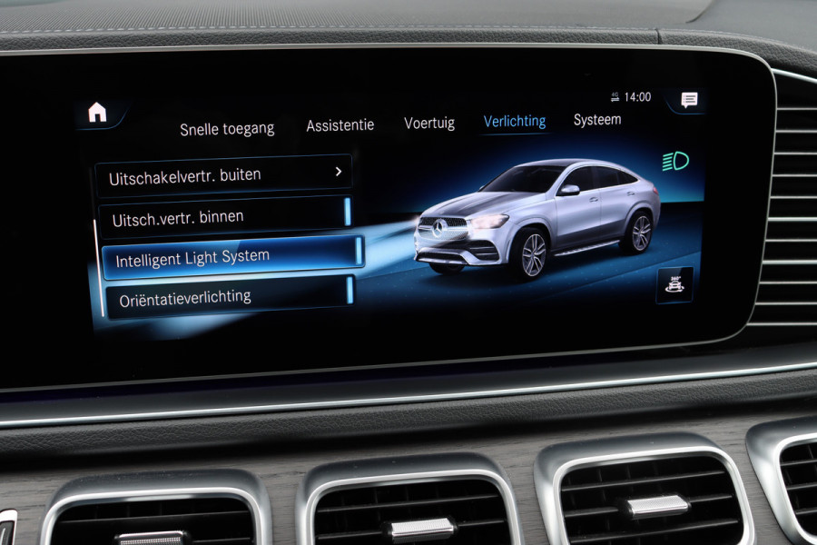 Mercedes-Benz GLE Coupé 350 de 4MATIC AMG Line Aut9 | Luchtvering | Distronic+ | Burmester | Memory | Trekhaak | Stoelventilatie | HUD | Multibeam LED | Luchtkwaliteitspakket |