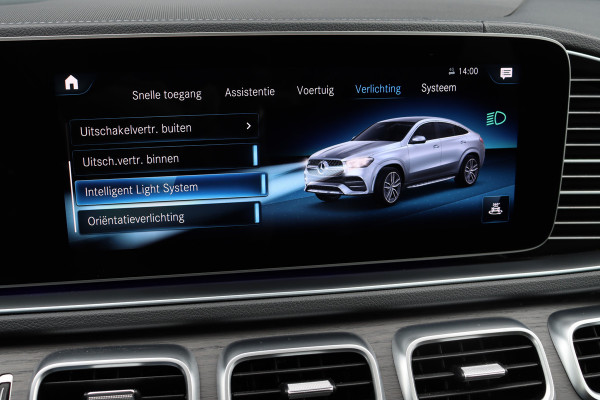 Mercedes-Benz GLE Coupé 350 de 4MATIC AMG Line Aut9 | Luchtvering | Distronic+ | Burmester | Memory | Trekhaak | Stoelventilatie | HUD | Multibeam LED | Luchtkwaliteitspakket |