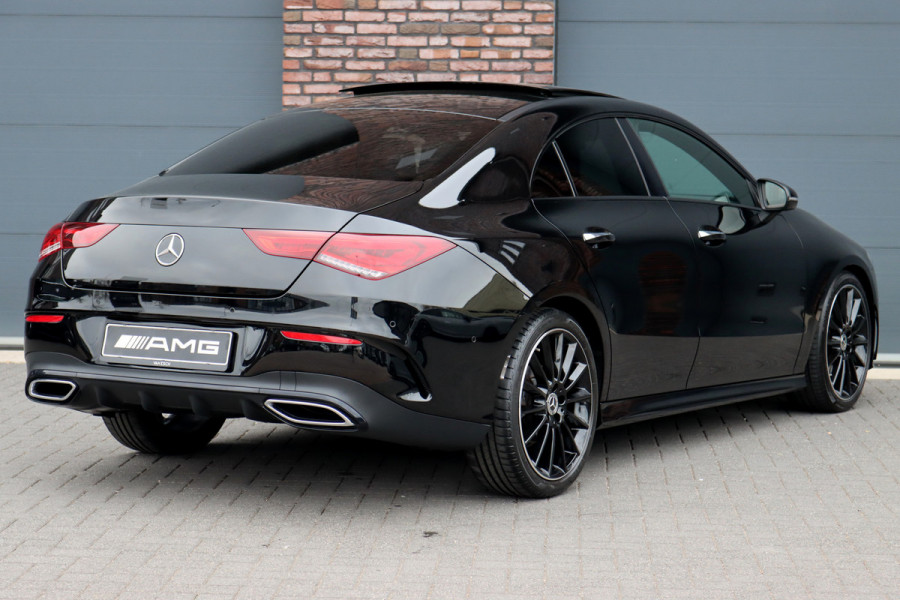 Mercedes-Benz CLA-Klasse 180 AMG Line | Panoramadak | Memory | Sfeerverlichting | Camera | Advanced Sound System | Keyless Go | Zitcomfortpakket | Cruise Control | Multibeam LED |