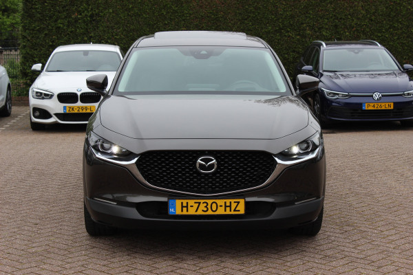 Mazda CX-30 2.0 e-SkyActiv-X M Hybrid Luxury / Trekhaak / Schuifdak / 360Camera / Head-up / Leder / 18'' / Navigatie / Stoelverwarming / DAB / ACC
