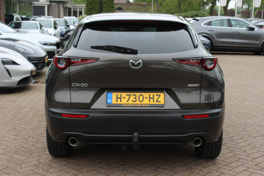 Mazda CX-30 2.0 e-SkyActiv-X M Hybrid Luxury / Trekhaak / Schuifdak / 360Camera / Head-up / Leder / 18'' / Navigatie / Stoelverwarming / DAB / ACC