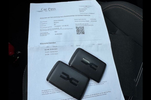 Dacia SANDERO Stepway 1.0 TCe 5deurs Pack Comfort Automaat 61.000km Airco/ECC,Navigatie,Camera,Open dak