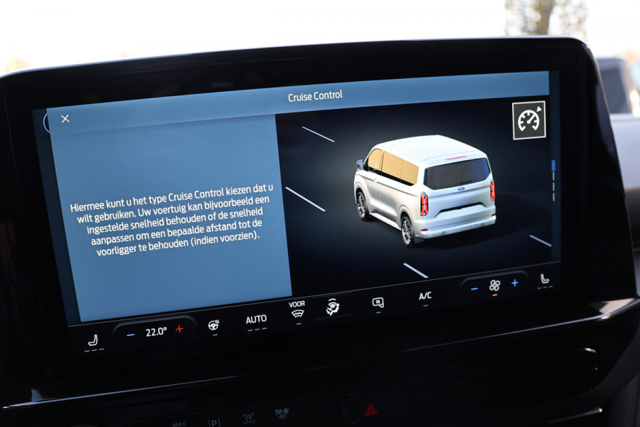 Ford Transit Custom 320 2.0 TDCI 170 PK L2H1 Limited DC | Dubbel Cabine | ACC | Blind Spot | Navigatie | Camera | CarPlay | Lane Assist | Trekhaak | BPM VRIJ | Verlengde fabrieksgarantie tot 12-2029 | 5-Zitter | AV Edition
