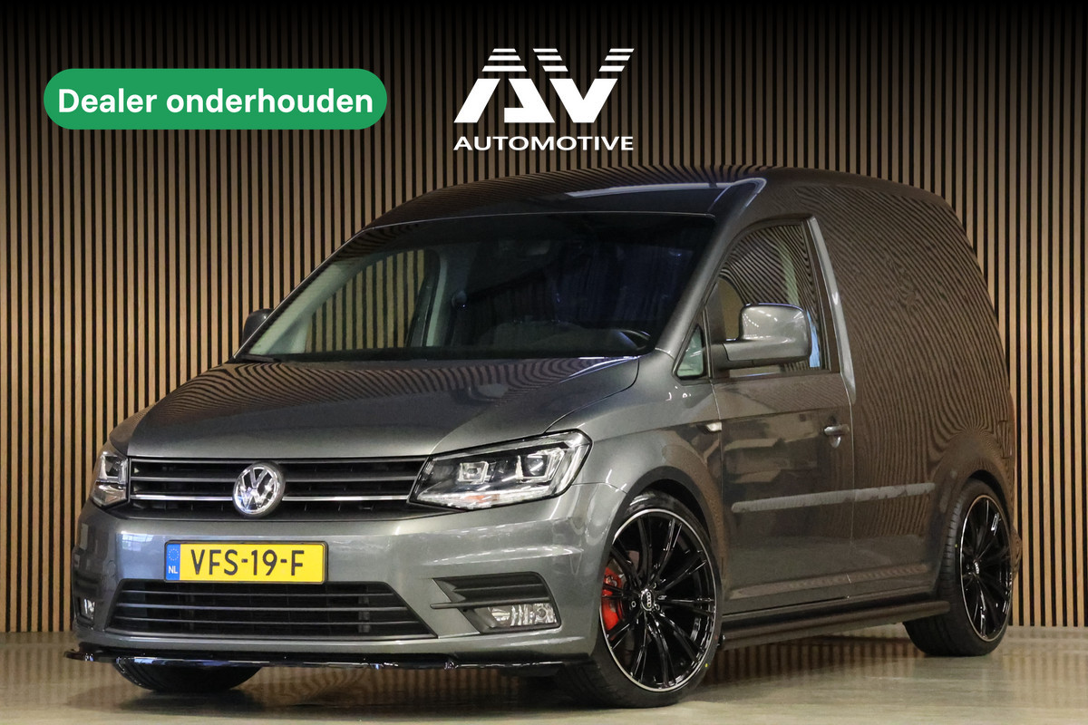 Volkswagen Caddy 2.0 TDI Exclusive 185 PK | Bi-Xenon | ACC | CarPlay | Navigatie | PDC | MF Stuur | Trekhaak | Nieuwe APK | Alarm | Schroefset | Spoilerkit | Dealer onderhouden