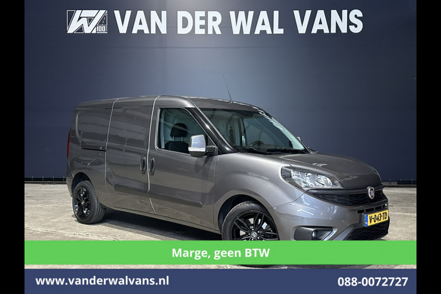 Fiat Doblò Cargo 1.6 MJ**MARGE, Geen BTW** 105pk L2H1 Maxi SX Euro6 Airco | Navigatie | Lichtmetalen Velgen Trekhaak, Parkeersensoren