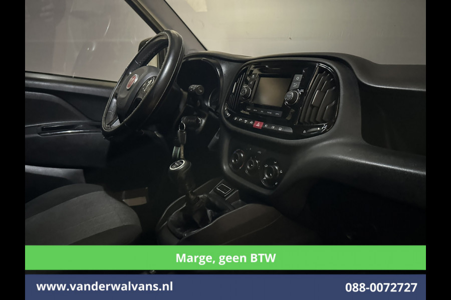 Fiat Doblò Cargo 1.6 MJ**MARGE, Geen BTW** 105pk L2H1 Maxi SX Euro6 Airco | Navigatie | Lichtmetalen Velgen Trekhaak, Parkeersensoren
