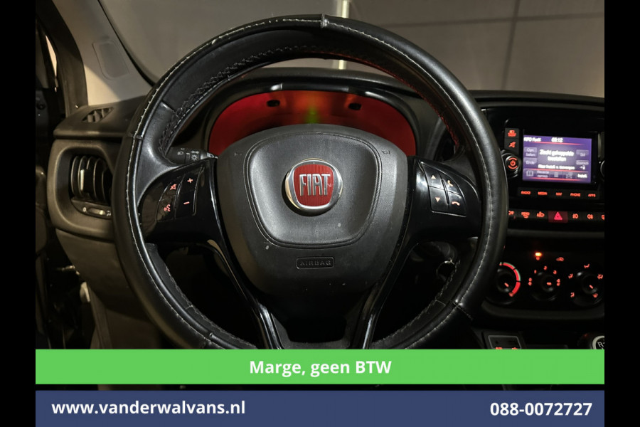 Fiat Doblò Cargo 1.6 MJ**MARGE, Geen BTW** 105pk L2H1 Maxi SX Euro6 Airco | Navigatie | Lichtmetalen Velgen Trekhaak, Parkeersensoren