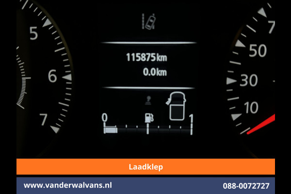 Renault Master 2.3 dCi 150pk L2H2 Laadklep Euro6 Airco | 2x zijdeur | Camera | Navigatie | LED | Cruisecontrol Parkeersensoren, Bijrijdersbank