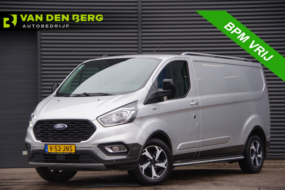 Ford Transit Custom 2.0 TDCI L2 ACTIVE 170PK AUT. TREKHAAK, 17'' LMV, SIDESTEPS, CAMERA, CRUISE, AIRCO, STOELVERWARMING