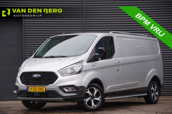 Ford Transit Custom 2.0 TDCI L2 ACTIVE 170PK AUT. TREKHAAK, 17'' LMV, SIDESTEPS, CAMERA, CRUISE, AIRCO, STOELVERWARMING