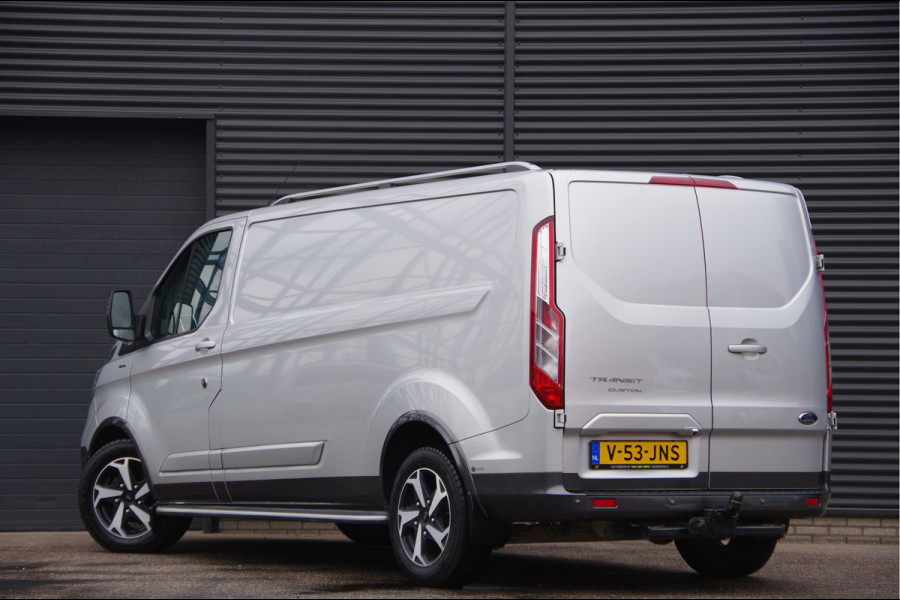 Ford Transit Custom 2.0 TDCI L2 ACTIVE 170PK AUT. TREKHAAK, 17'' LMV, SIDESTEPS, CAMERA, CRUISE, AIRCO, STOELVERWARMING