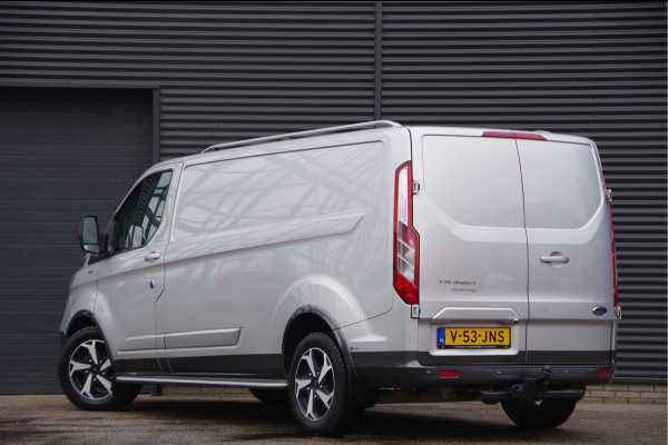 Ford Transit Custom 2.0 TDCI L2 ACTIVE 170PK AUT. TREKHAAK, 17'' LMV, SIDESTEPS, CAMERA, CRUISE, AIRCO, STOELVERWARMING