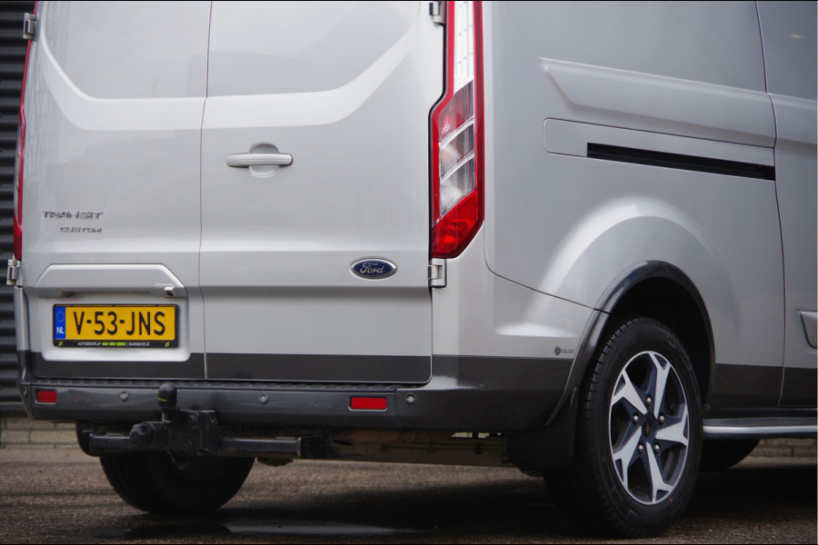 Ford Transit Custom 2.0 TDCI L2 ACTIVE 170PK AUT. TREKHAAK, 17'' LMV, SIDESTEPS, CAMERA, CRUISE, AIRCO, STOELVERWARMING