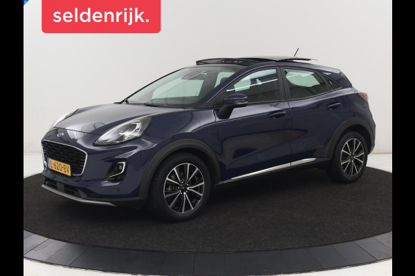 Ford Puma 1.0 EcoBoost Hybrid Titanium | Panoramadak | Stoelverwarming | Adaptive cruise | Camera | Carplay | Full LED | Stuurverwarming | Side Assist | Navigatie | Parkeerhulp | Climate control